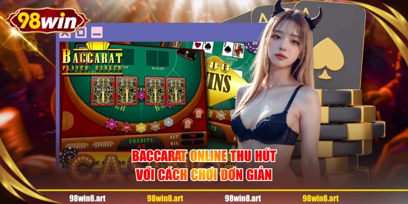 Baccarat online thu hút với cách chơi đơn giản